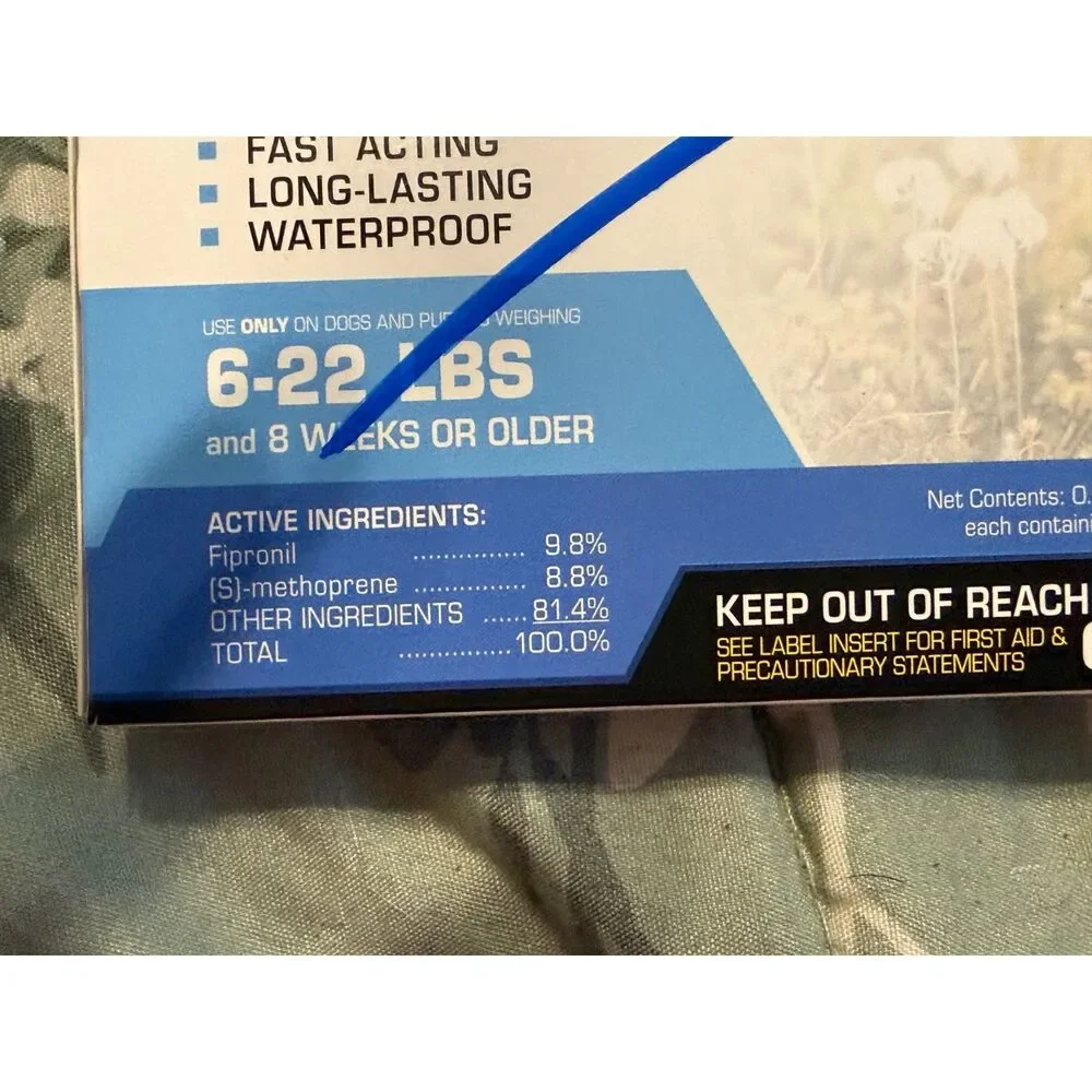 PetLock Plus Flea and Tick Treatment 3 Doses Small Dogs 6-22 lbs NEW IN BOX
